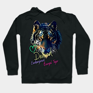 Defend Endangered Animals - Bengal Tiger Hoodie